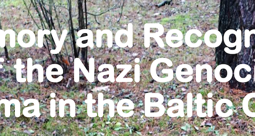 Research Workshop: Memory and Recognition of the Nazi Genocide of Roma in the Baltic Context
